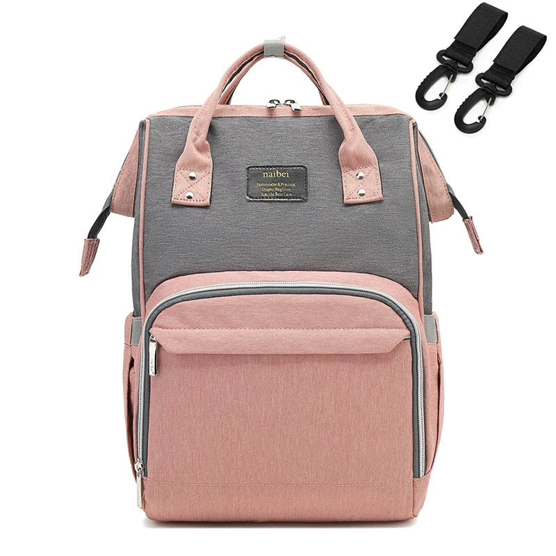 Tim-Jane Sac à dos à couches imperméable – Grand sac à langer multifonction pour voyages maman & bébé