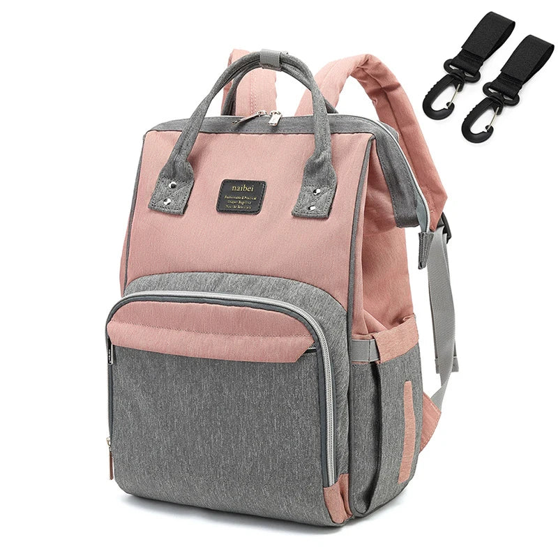 Tim-Jane Sac à dos à couches imperméable – Grand sac à langer multifonction pour voyages maman & bébé