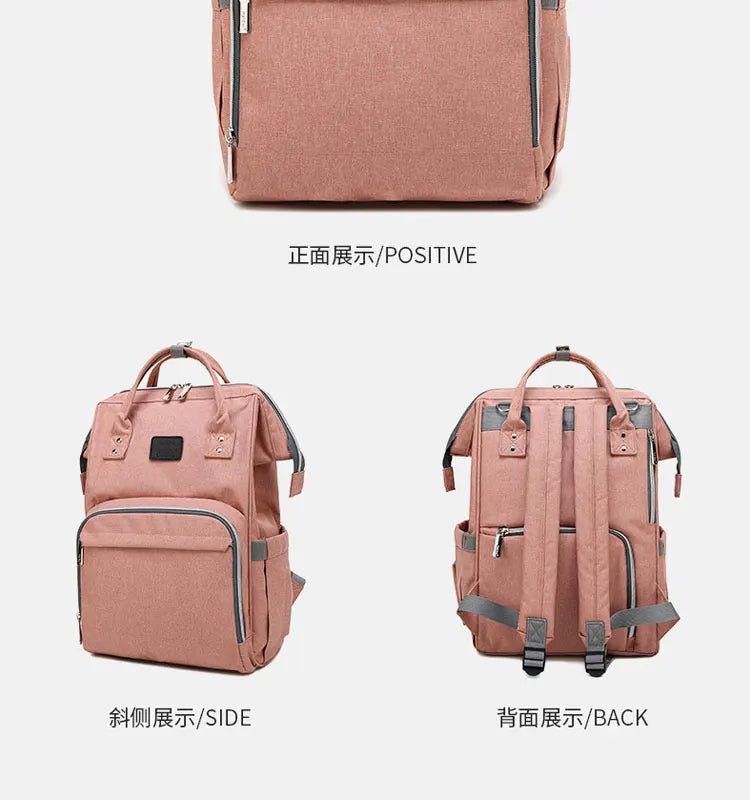 Tim-Jane Sac à dos à couches imperméable – Grand sac à langer multifonction pour voyages maman & bébé