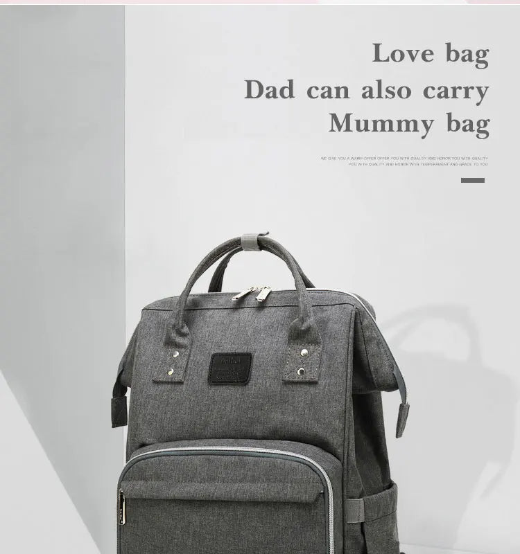 Tim-Jane Sac à dos à couches imperméable – Grand sac à langer multifonction pour voyages maman & bébé