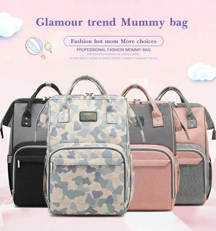 Tim-Jane Sac à dos à couches imperméable – Grand sac à langer multifonction pour voyages maman & bébé