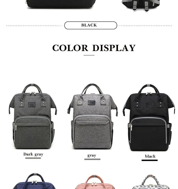 Tim-Jane Sac à dos à couches imperméable – Grand sac à langer multifonction pour voyages maman & bébé