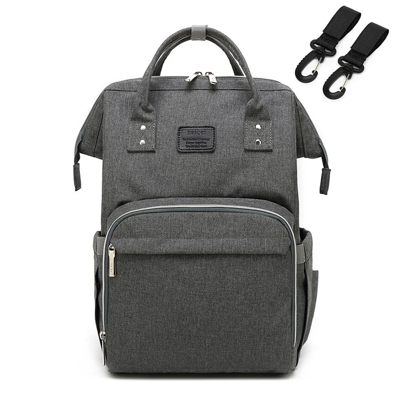 Tim-Jane Sac à dos à couches imperméable – Grand sac à langer multifonction pour voyages maman & bébé