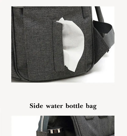 Tim-Jane Sac à dos à couches imperméable – Grand sac à langer multifonction pour voyages maman & bébé
