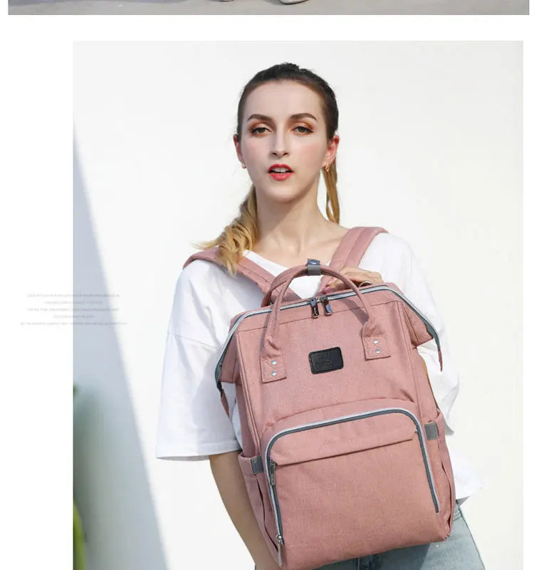 Tim-Jane Sac à dos à couches imperméable – Grand sac à langer multifonction pour voyages maman & bébé