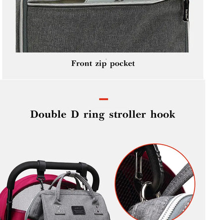 Tim-Jane Sac à dos à couches imperméable – Grand sac à langer multifonction pour voyages maman & bébé