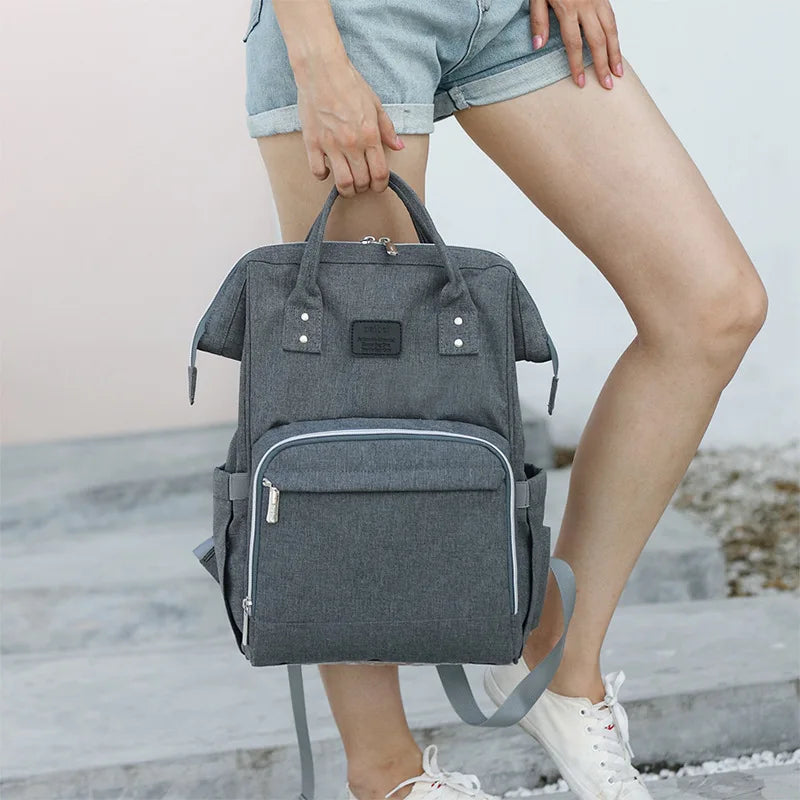 Tim-Jane Sac à dos à couches imperméable – Grand sac à langer multifonction pour voyages maman & bébé