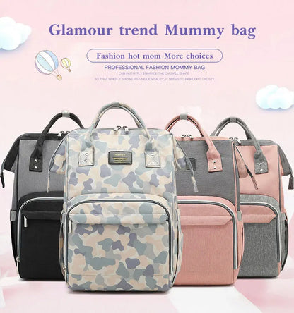 Tim-Jane Sac à dos à couches imperméable – Grand sac à langer multifonction pour voyages maman & bébé