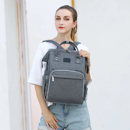 Tim-Jane Sac à dos à couches imperméable – Grand sac à langer multifonction pour voyages maman & bébé