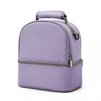 Tim-Jane Sac isotherme double couche pour maman – Grand sac à main uni pour voyages et pique-niques