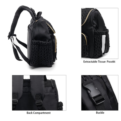 Tim-Jane Sac à dos à couches imperméable – Grand sac à langer multifonction pour mamans et soins de bébé