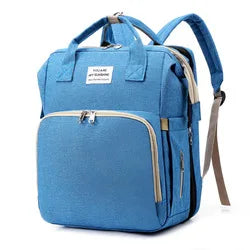 Tim-Jane Sac pliable pour maman avec lit bébé – Sac à dos à couches grande capacité à double bretelles avec rangement pour biberons