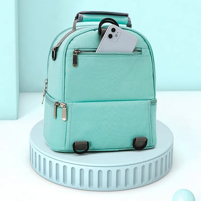 Tim-Jane Sac isotherme double couche pour maman – Grand sac à main uni pour voyages et pique-niques