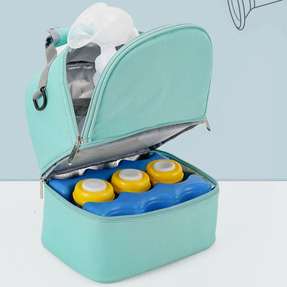 Tim-Jane Sac isotherme double couche pour maman – Grand sac à main uni pour voyages et pique-niques