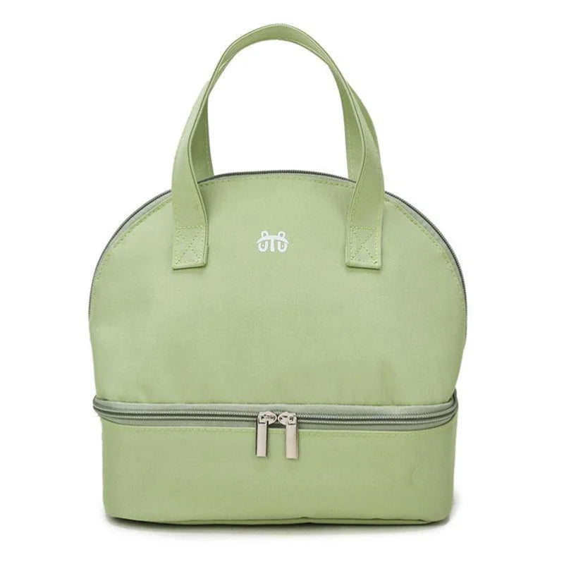Tim-Jane Sac isotherme double couche pour maman – Grand sac à main uni pour voyages et pique-niques