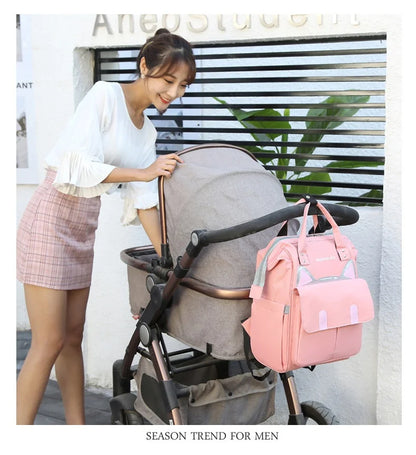Tim-Jane Sac à dos multifonction maman & bébé – Grand sac à bandoulière élégant pour sorties et voyages