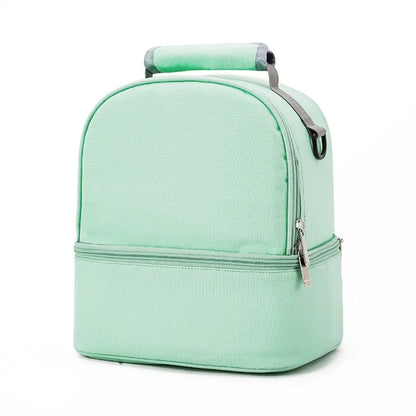 Tim-Jane Sac isotherme double couche pour maman – Grand sac à main uni pour voyages et pique-niques